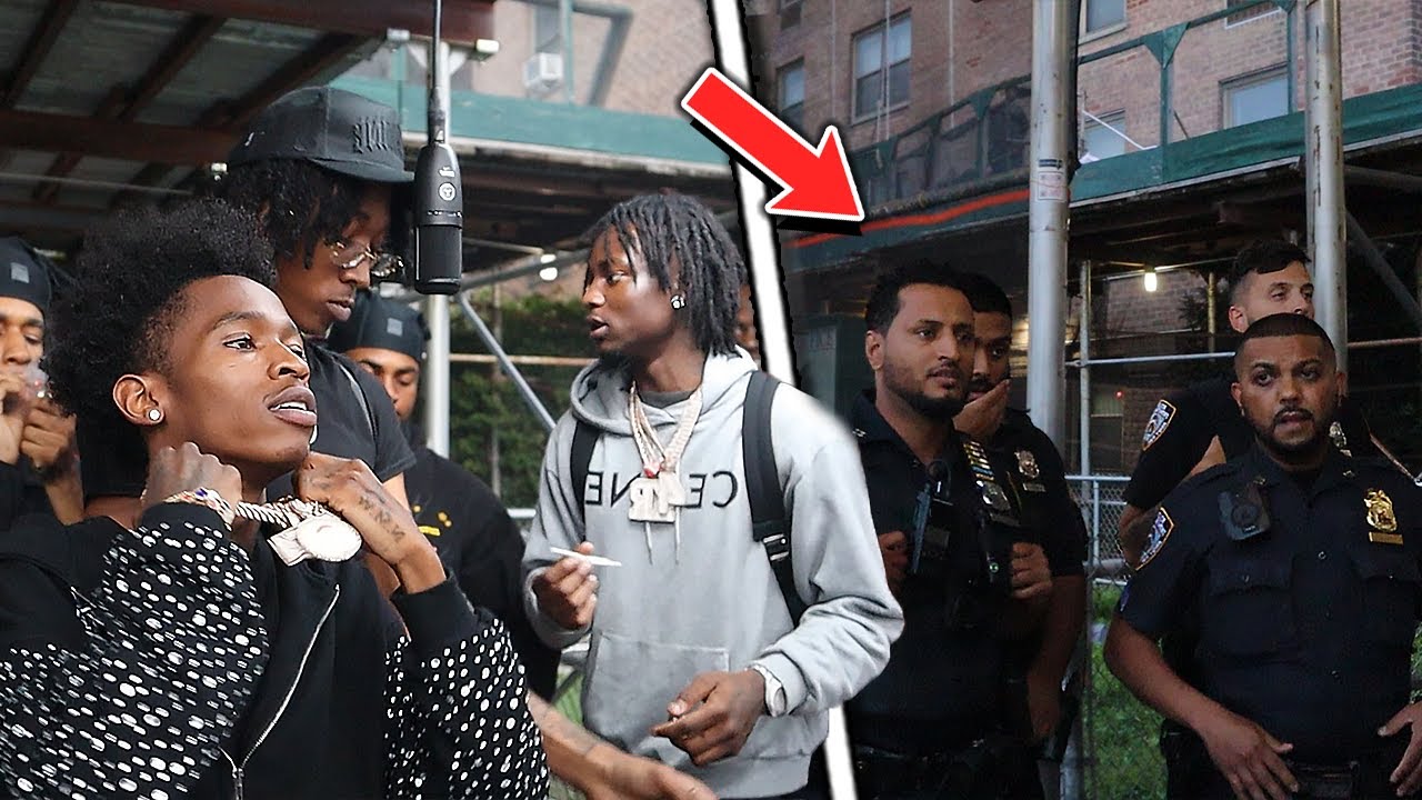 CRASHING NYC DRILL RAPPER MUSIC VIDEOS *Cops Harass Us* Ft. Dee Billz, Kyle Richh, TaTa & MORE