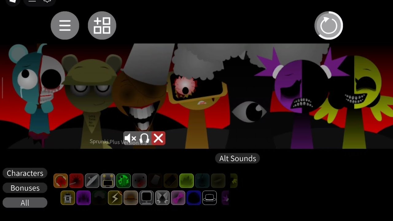 Sprunki +  (swapped) version Roblox