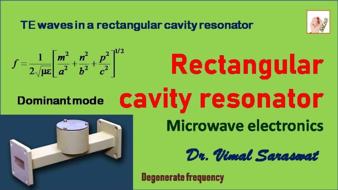 Rectangular cavity resonator | With notes | Updated version  