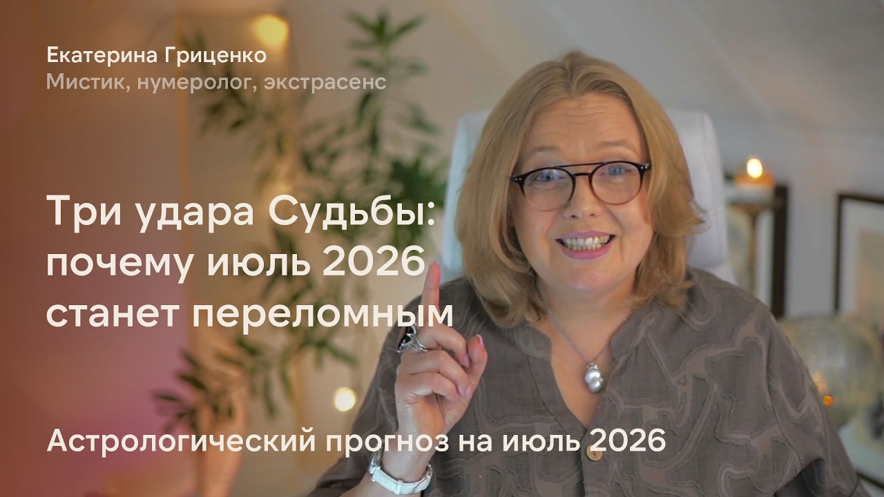 Прогноз на июль 2026