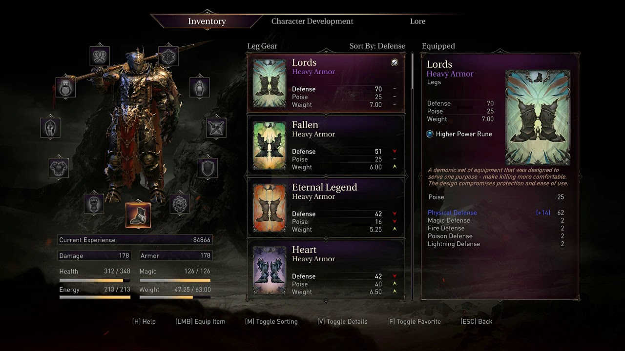 Game Content - Lords of the Fallen - Harkyn Warrior Build