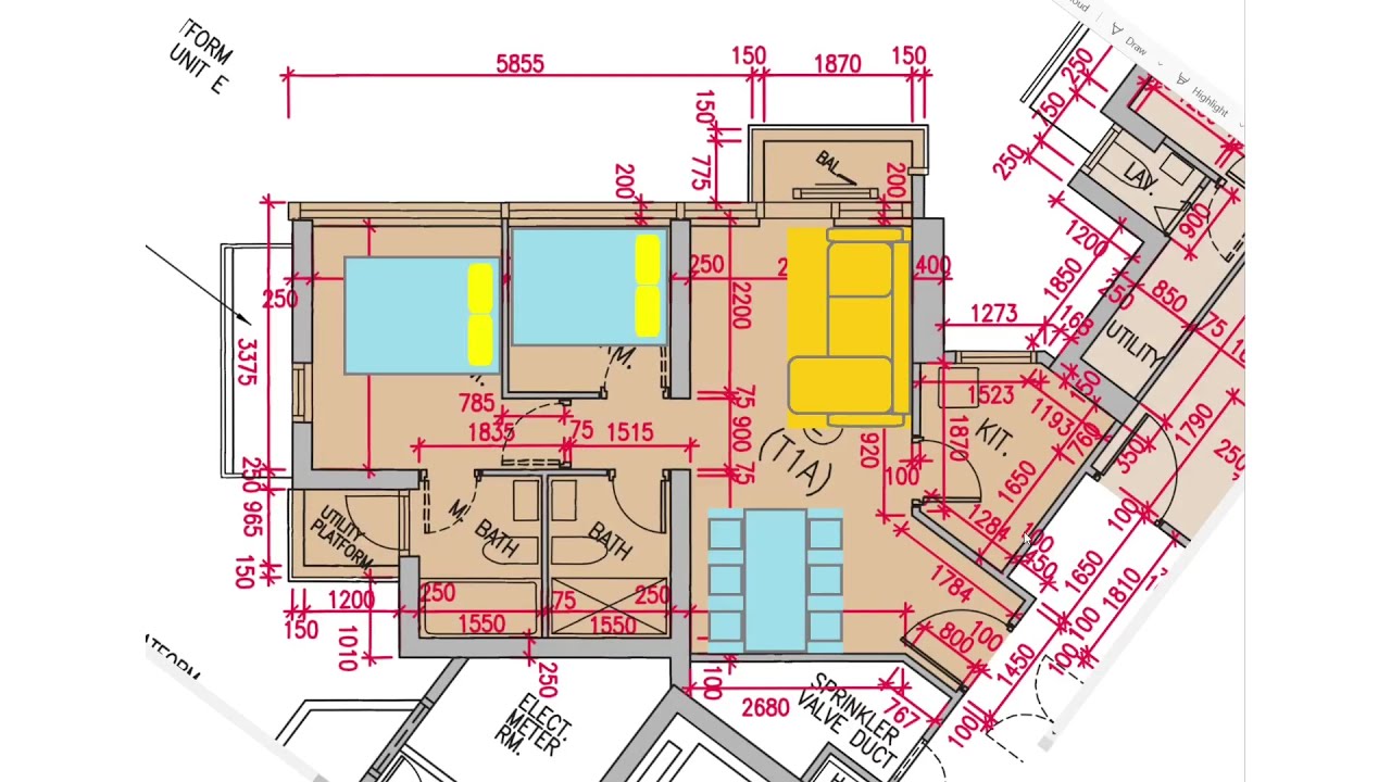 [快速測試] 晉環 1A 座 E 室 (6/F - 21/F) (2房)