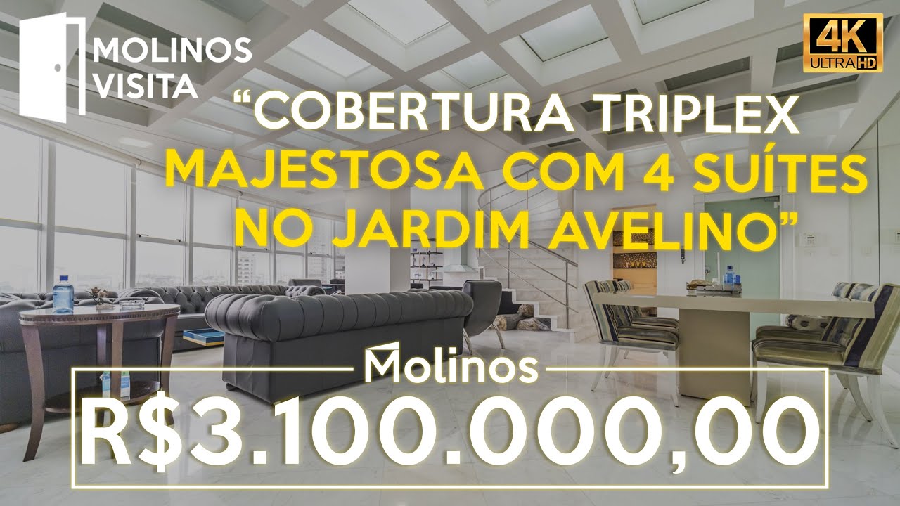 Cobertura Triplex no Jardim Avelino em São Paulo | MC1593 | Molinos Visita