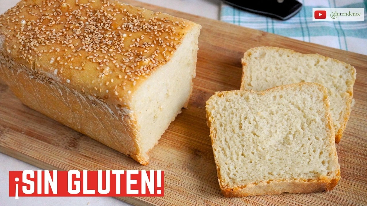 PAN SIN GLUTEN FÁCIL con harina de arroz y sorgo | SIN HUEVO, SIN LACTOSA