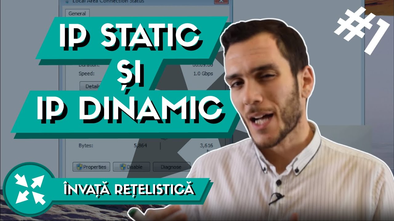 💻 Cum setez IP Static sau IP Dinamic pe Windows ? | Invata Retelistica #1