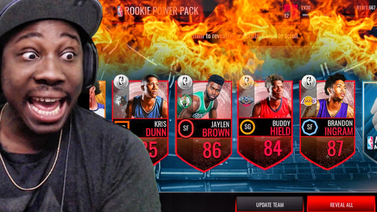 ОТКРЫТИЕ НАБОРА ЭЛИТНЫХ НОВИЧКОВ И НОВЫЙ СОСТАВ НОВИЧКОВ! NBA Live Mobile 16, игровой процесс, эп...