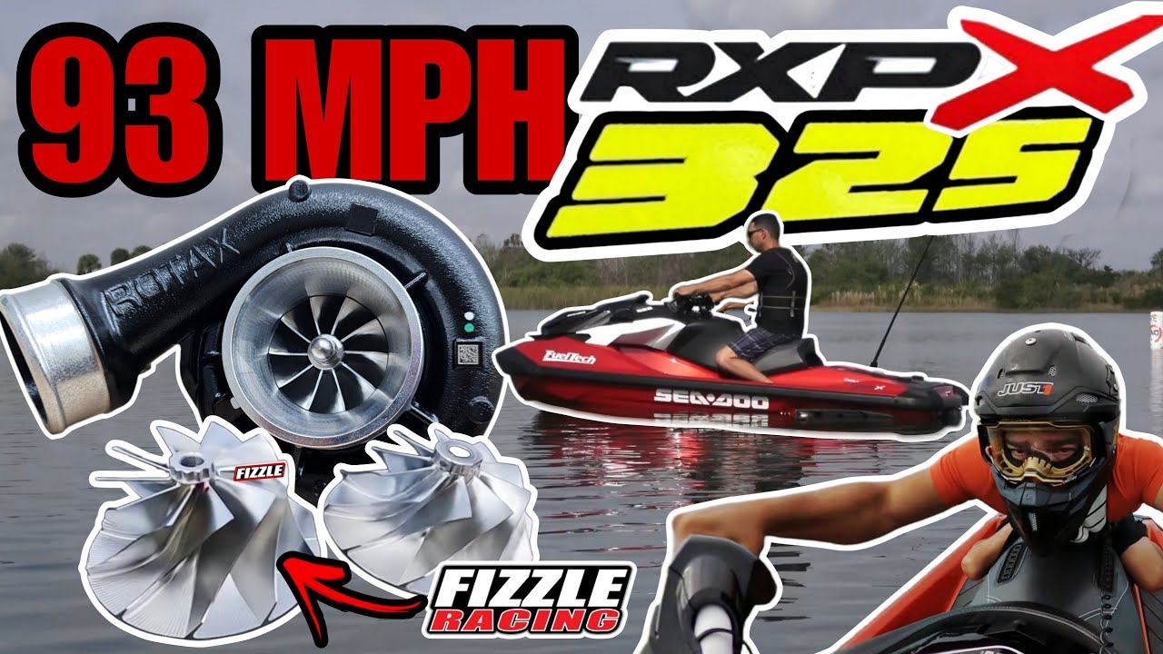 2024 Sea Doo RXPX 325 hits 93 mph with Fizzle Supercharger + Special Guest Jose Luis Hernandez