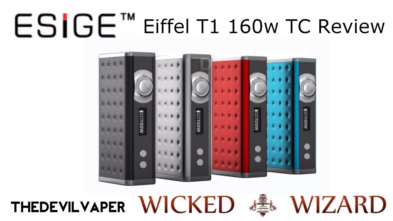 Esige Eiffel T1 Box Mod Review - 165w TC & Wireless Charging - TheDevilVaper