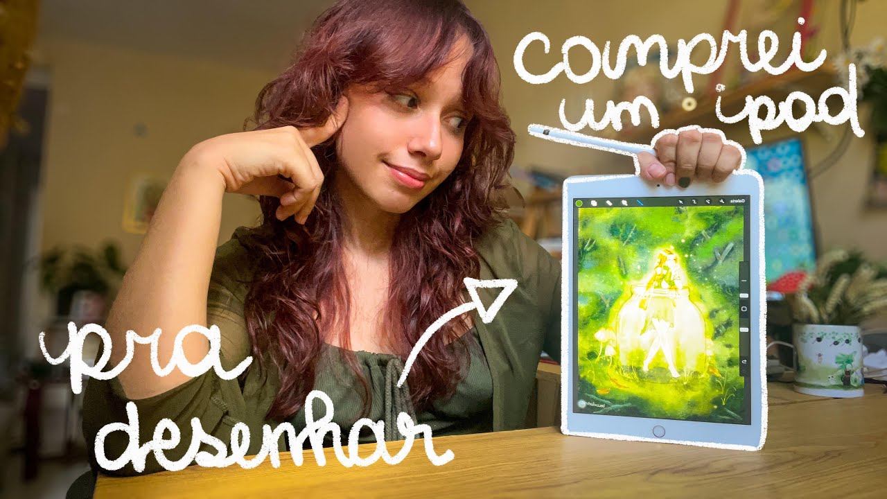 DESENHANDO no iPad pela PRIMEIRA VEZ: iPad 6 geração mini review