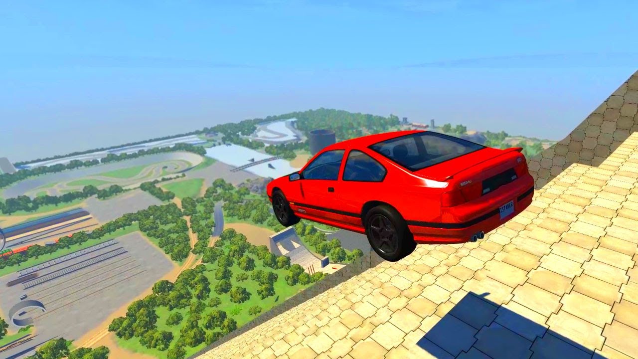 Stairs Jumps Down #1 - BeamNG.drive