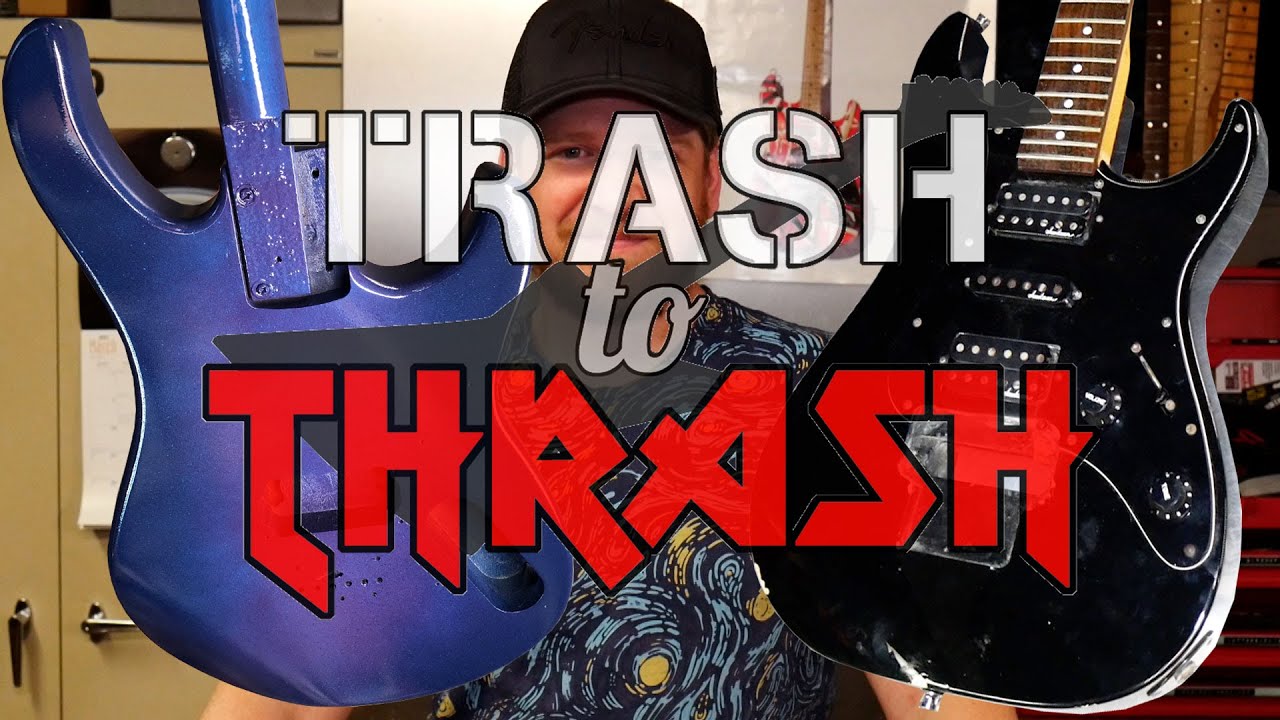 Trash to Thrash #14 — Peavey Rockmaster и Jackson Dinky EX — как починить монтажный штифт Floyd Rose