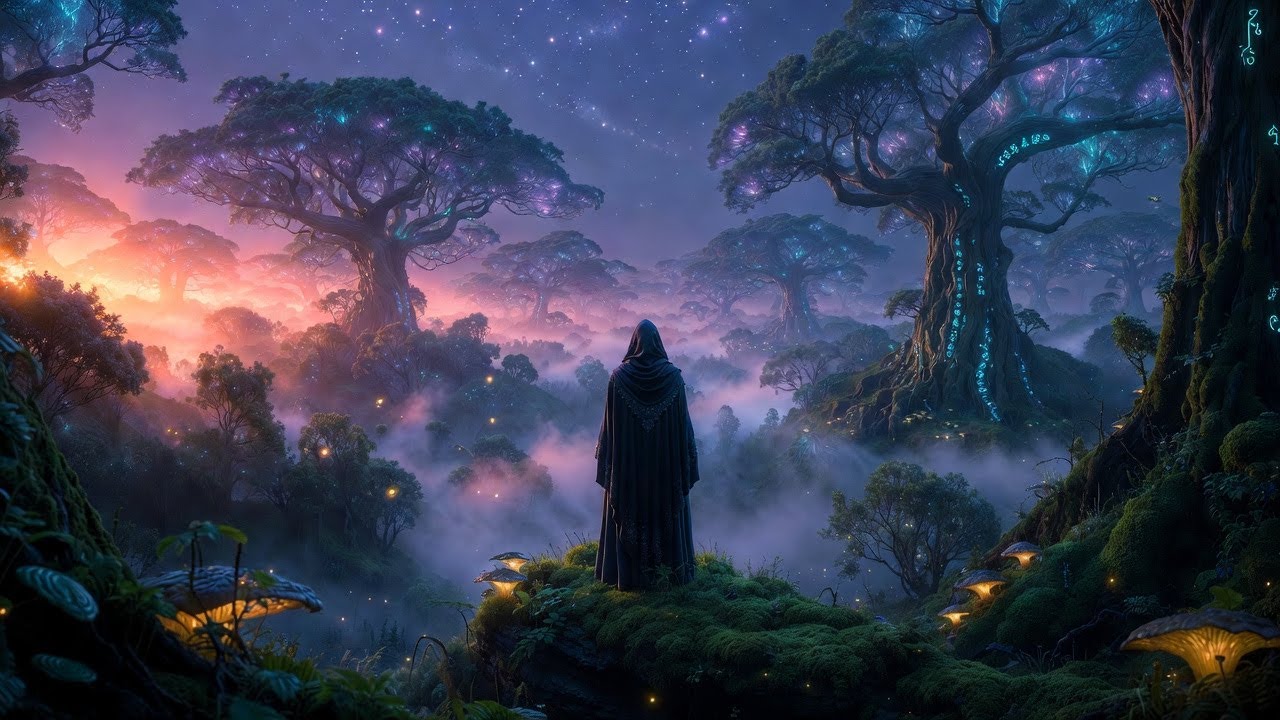 Relaxing Fantasy Music • Magical Elven Forest | Harp, Flute & Nature Sounds for Sleep & Study