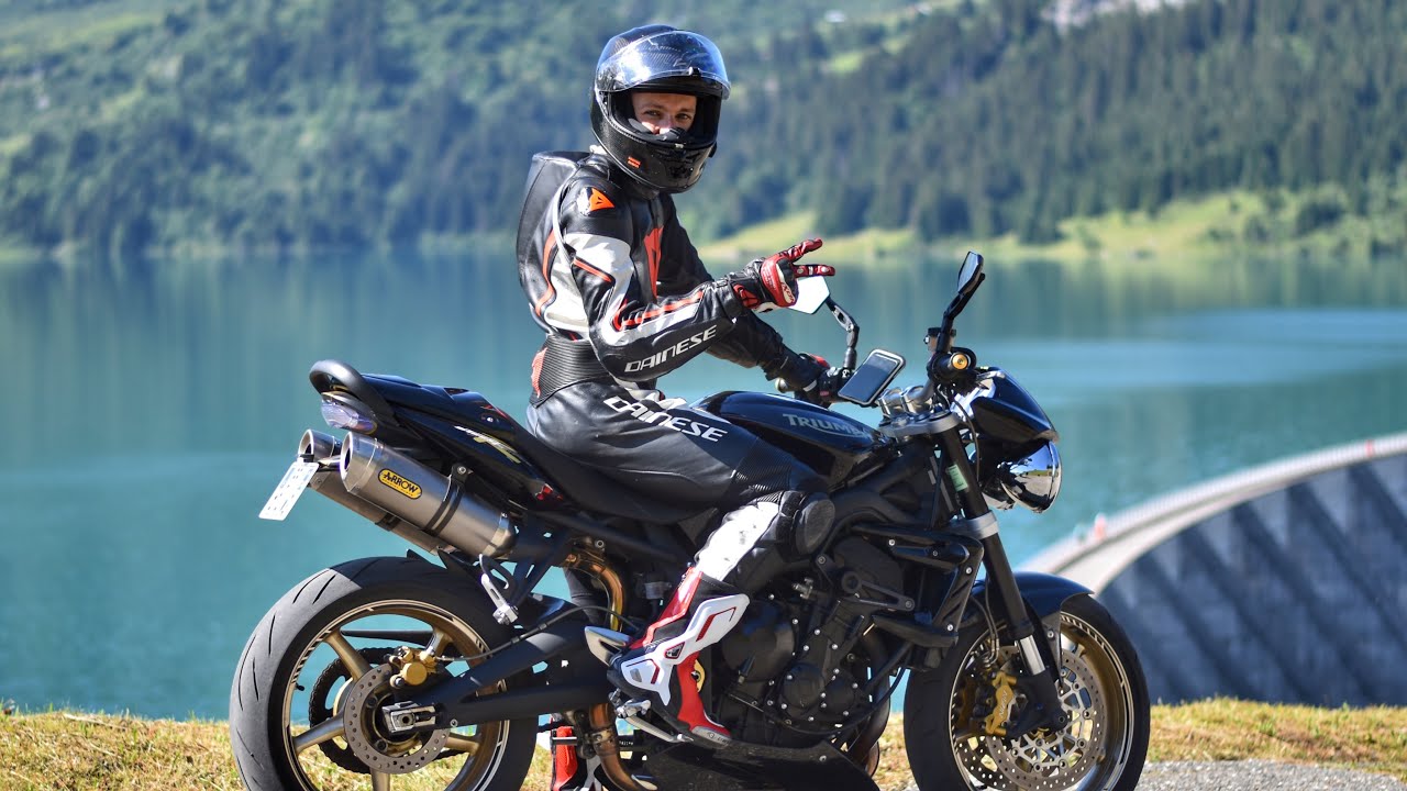 Triumph street triple 675R - Arrow - RAW SOUND - Quickshifter - Col de Leschaux