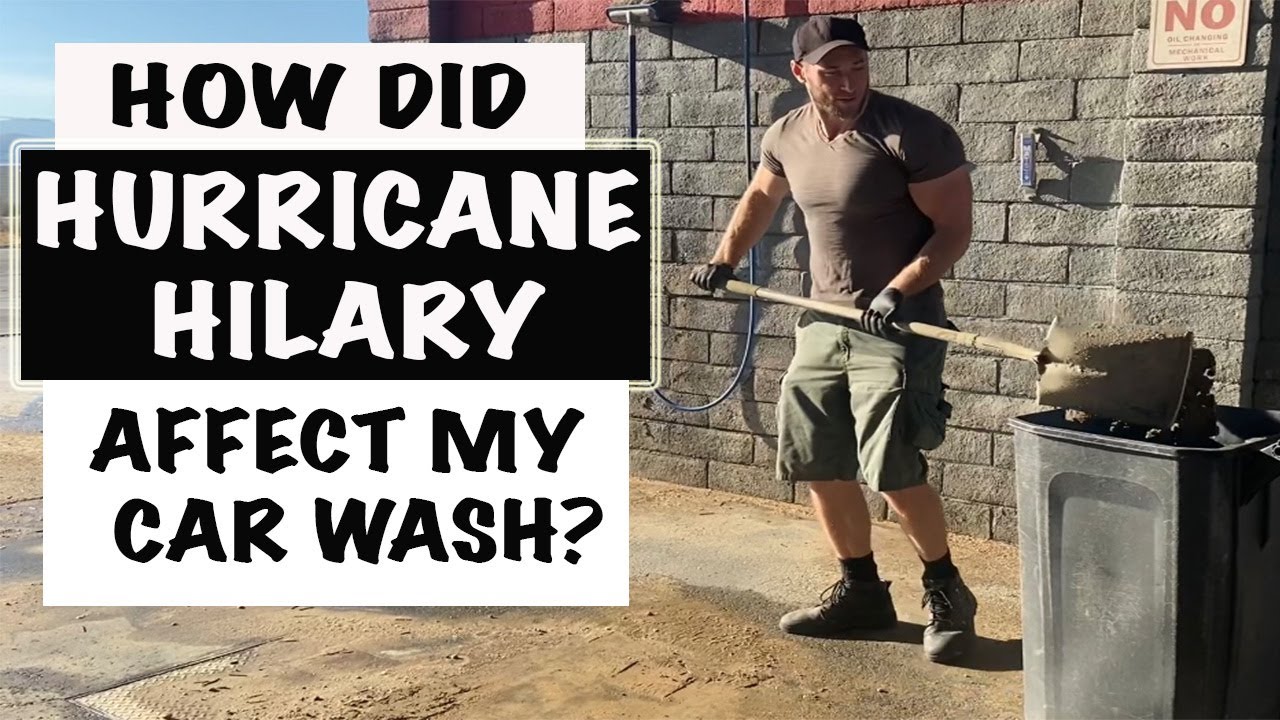 How Hurricane Hilary Affected My Car Wash!