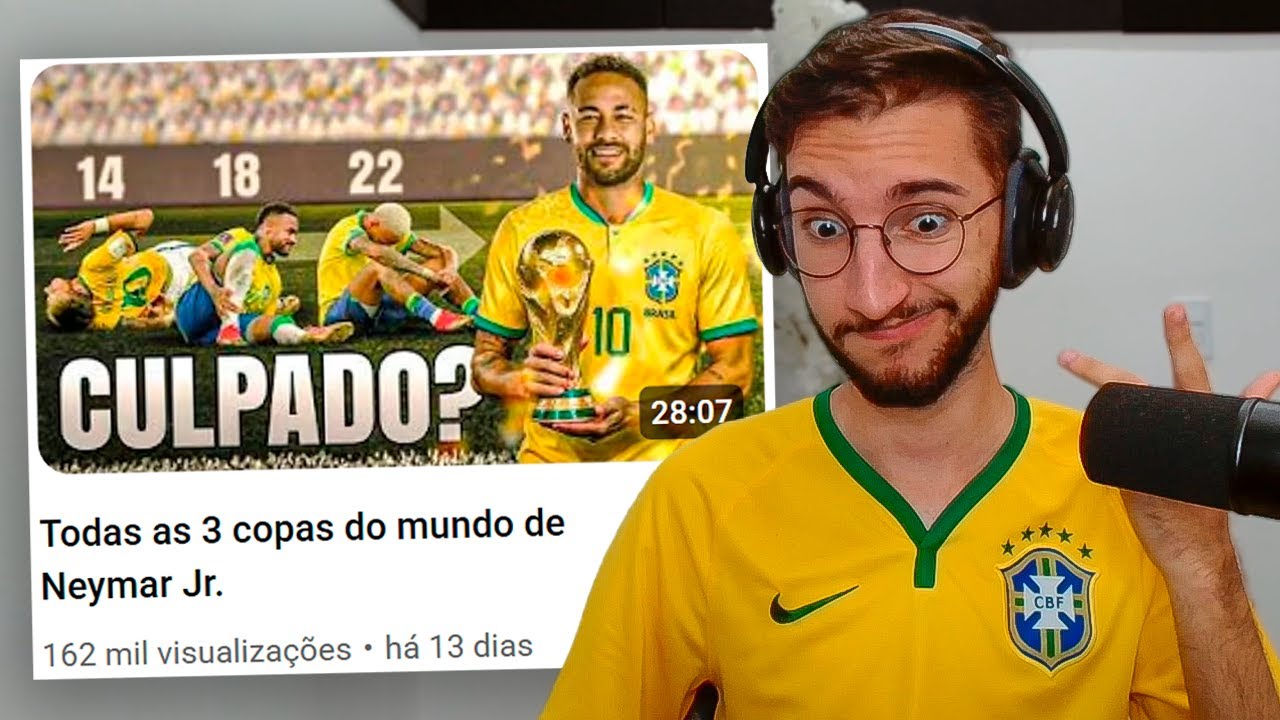 COMO FORAM AS 3 COPAS DO NEYMAR JR