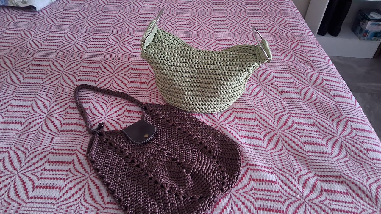 As mudanças começaram por aqui + fiz bolsa de crochê 