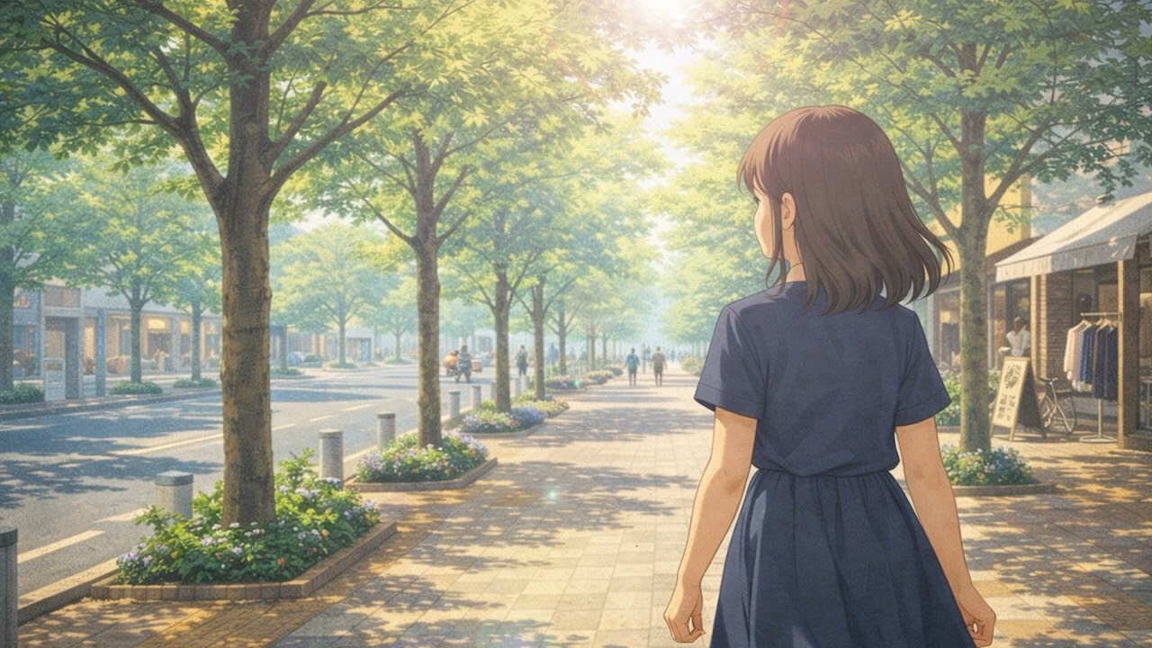 【作業用BGM】木漏れ陽の中の散歩道｜優雅な朝のルーティンに