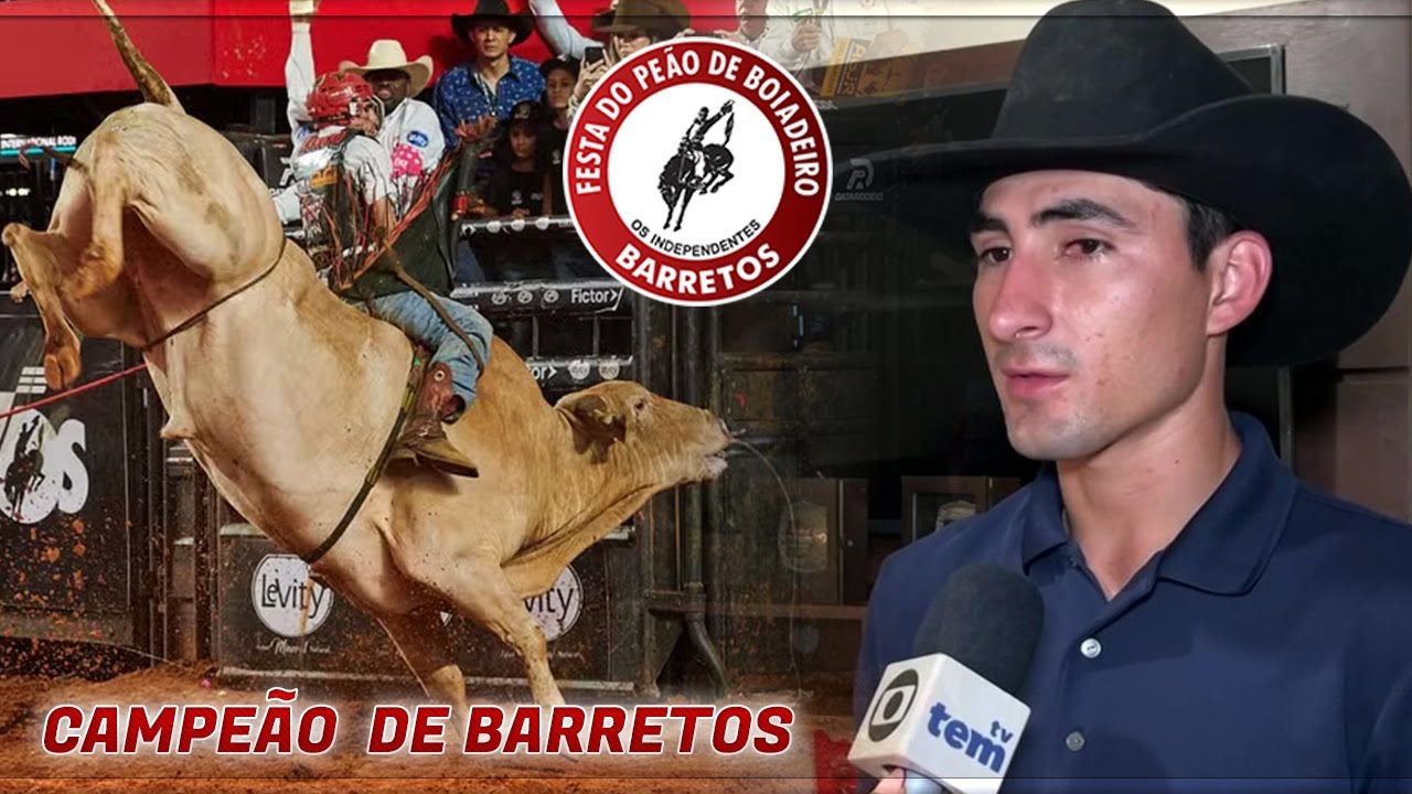 Campeão do Barretos Ganhou R$ 300 mil ● Vitor Manoel Dias é Recebido com Carreta em Sales/SP