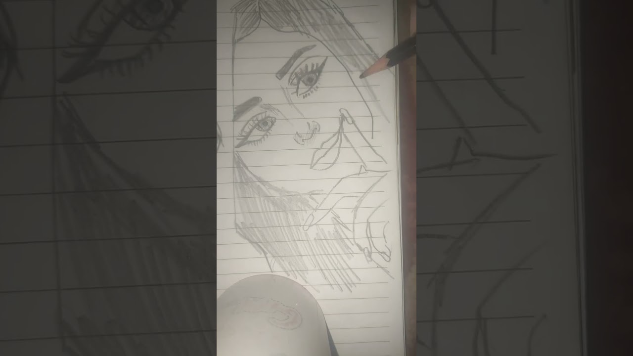 Girl drawing 