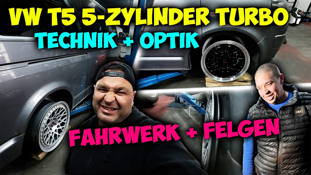 VW T5 5-Zylinder Turbo - Technik & Optik - Unterboden Komplettierung + Gewindefahrwerk & Felgen