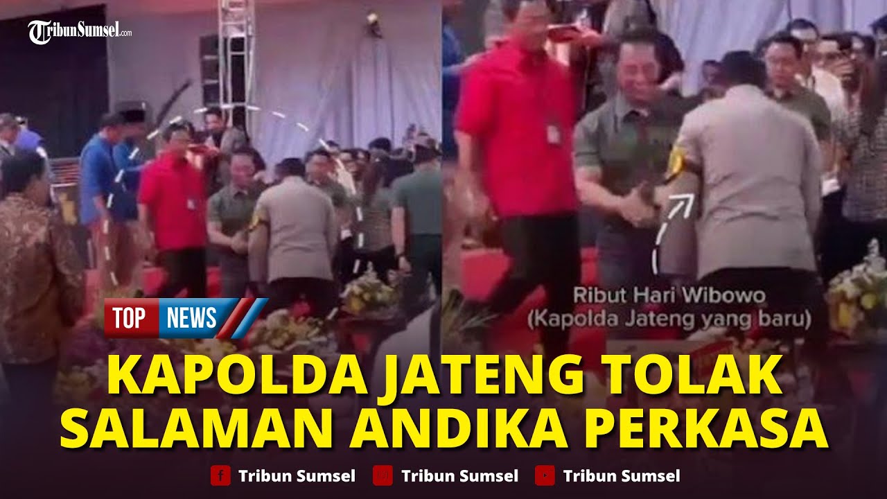 🔴Viral Kapolda dan PJ Gubernur Jateng 'Tolak' Salaman dengan  Andika Perkasa, Tak Harmonis?