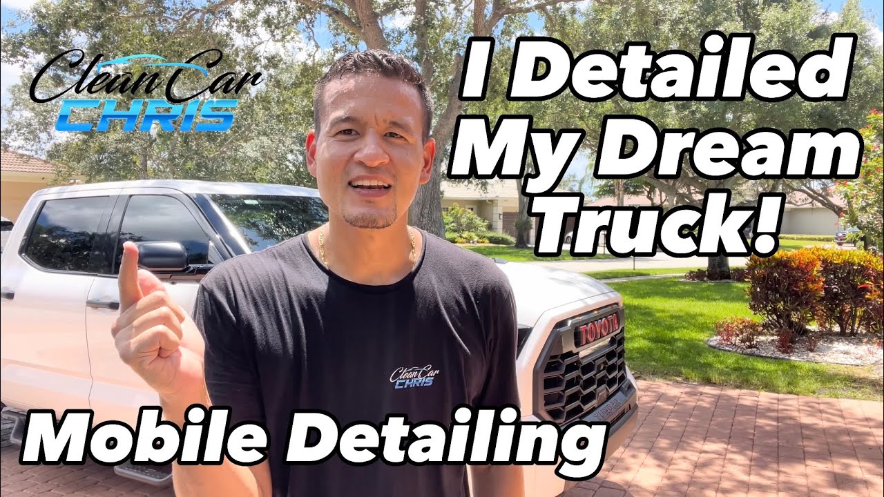 Cleaning a Toyota Tundra TRD PRO - MOBILE DETAILING