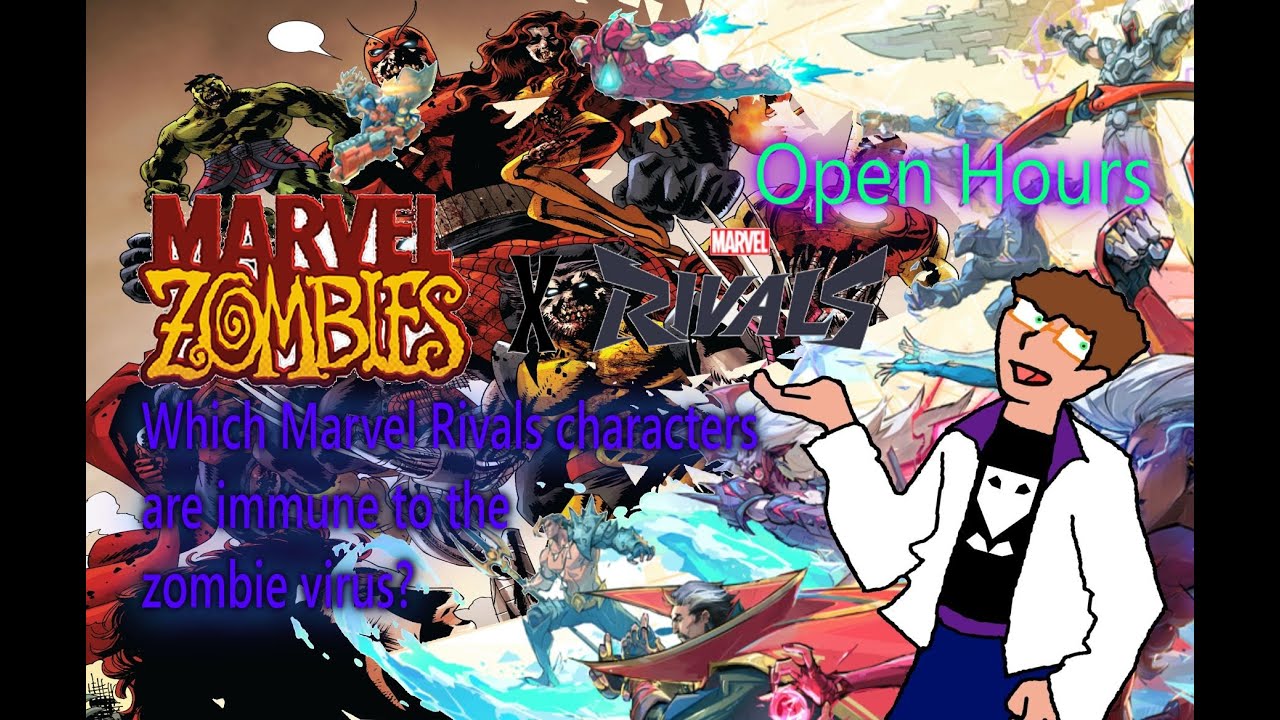 Which Marvel Rivals characters are immune to the zombie virus?
