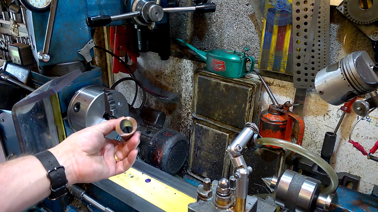 Using a File on the lathe