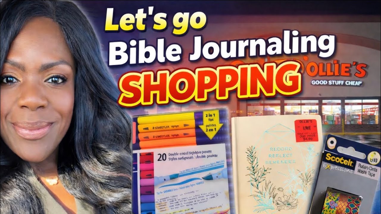 📖✨ Bible Journaling Shopping Trip at Ollie’s |  Christian Books & Creative Finds