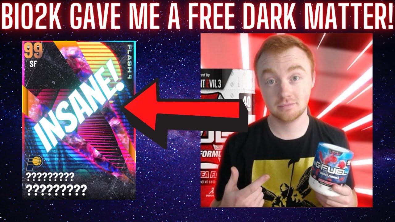 BIO2K GAVE ME A FREE DARK MATTER CARD! IT'S AMAZING! NBA2K21 MYTEAM!