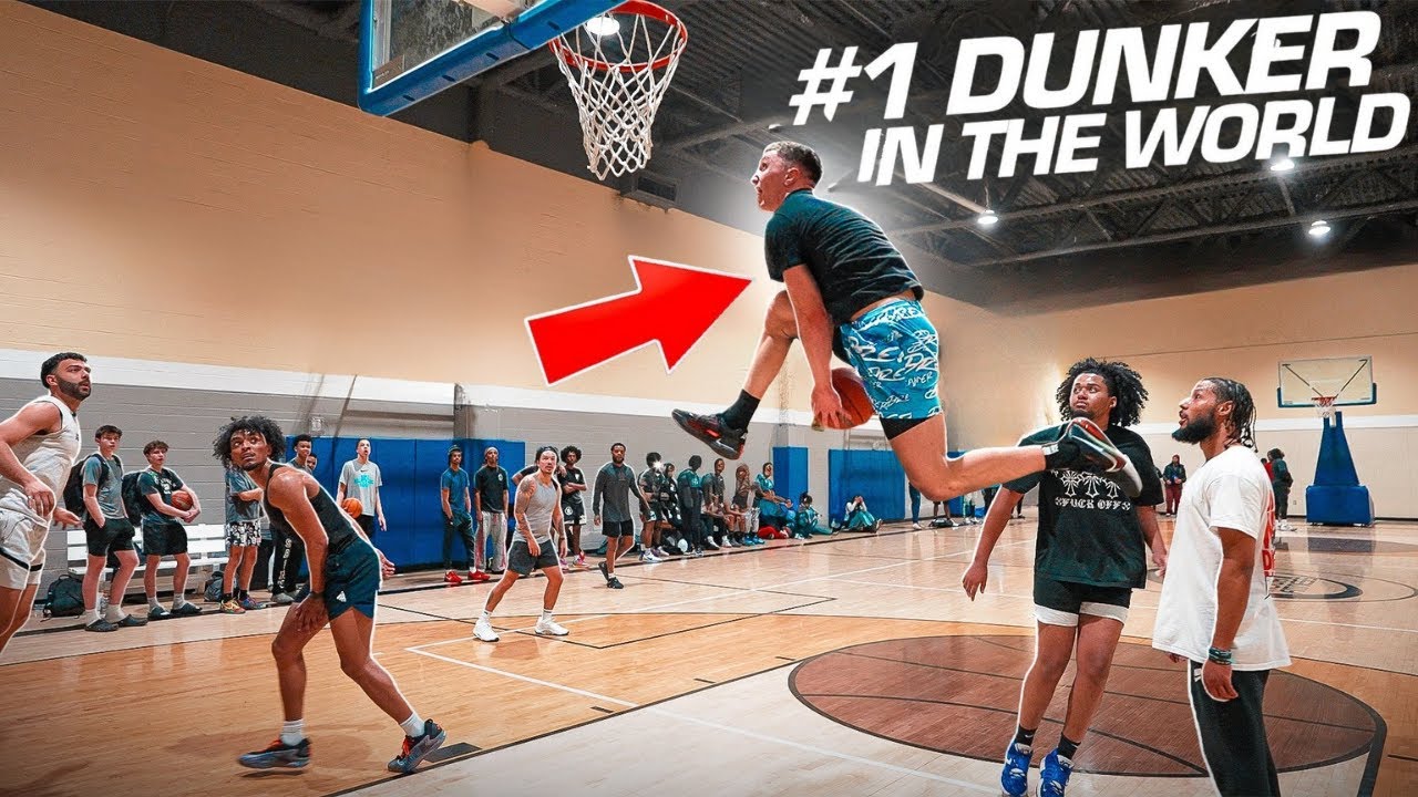 UNDERCOVER Pro Dunker vs Randoms...