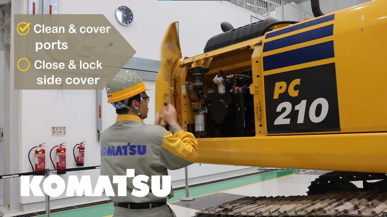 Komatsu oil Live sampling KOWA