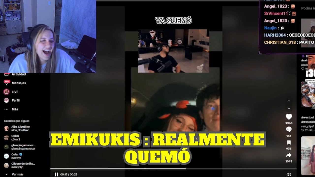 EMIKUKIS REACCIONA A ZEEIN NOVELERO