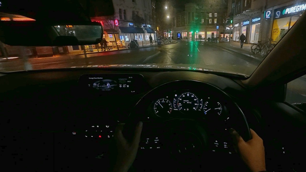 Relaxing Night POV Drive Through South London | Wimbledon to Mitcham