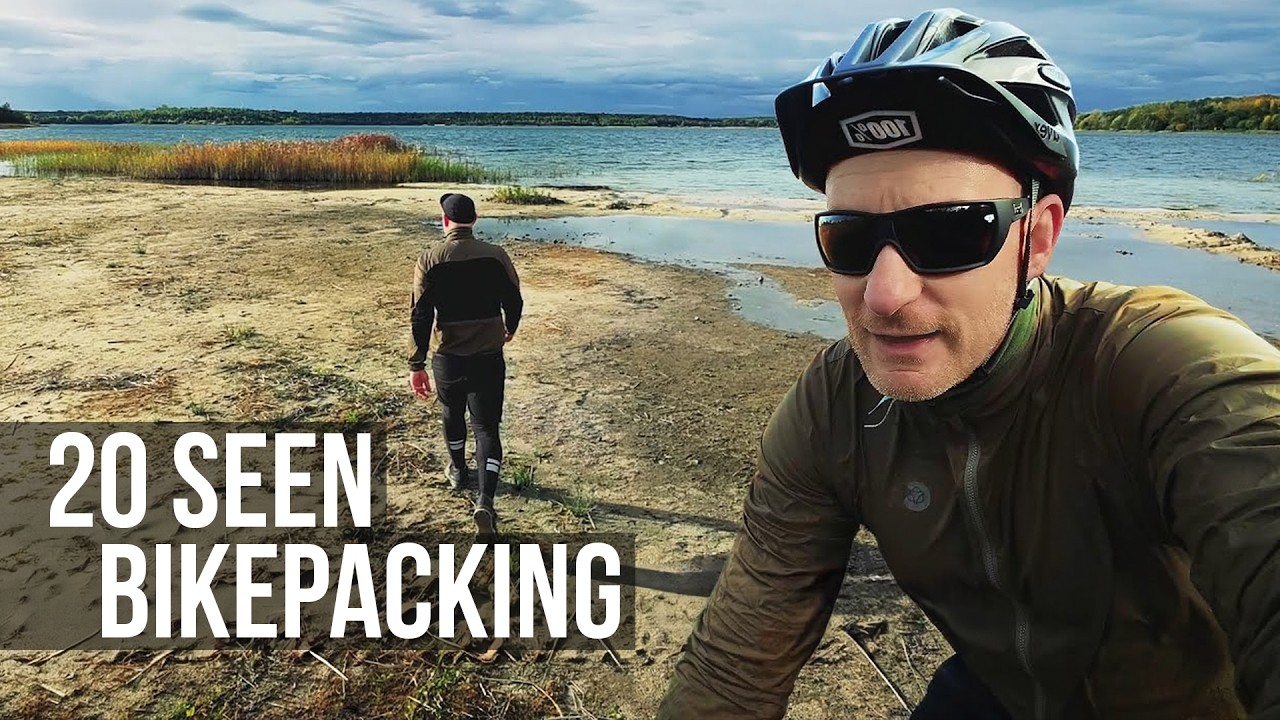 20 Seen Fahrrad Biwak Tour 🟡 Bikepacking im Leipziger Neuseenland