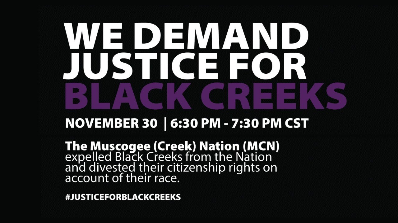 LIVE: Press Conference for Justice for Black Creeks | Historic Court Battle for Citizenship 2