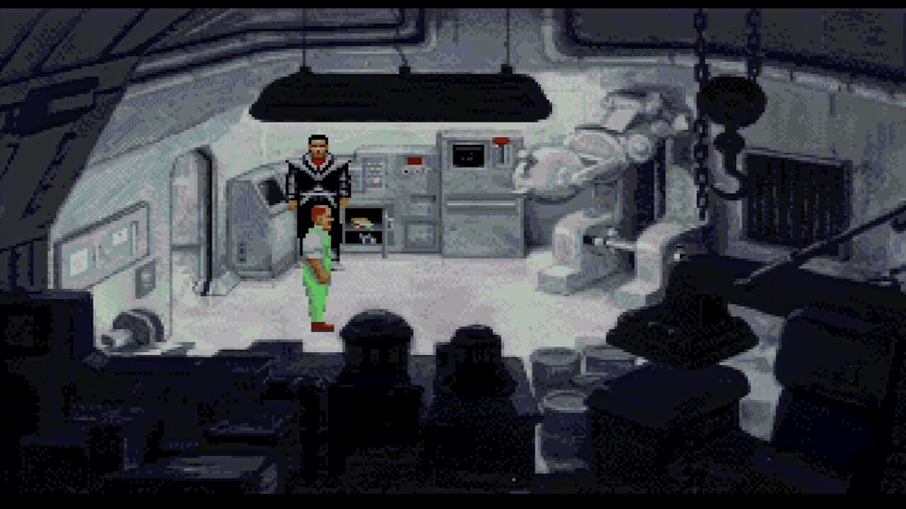 Dave & Mike Reviews: Episode 27 -  Beneath A Steel Sky - Commodore Amiga