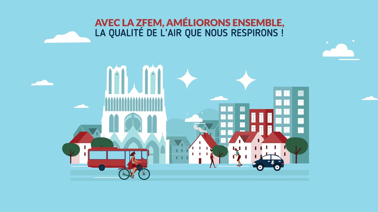 Tout savoir sur la Zone faibles émissions mobilité (ZFEm) de Reims