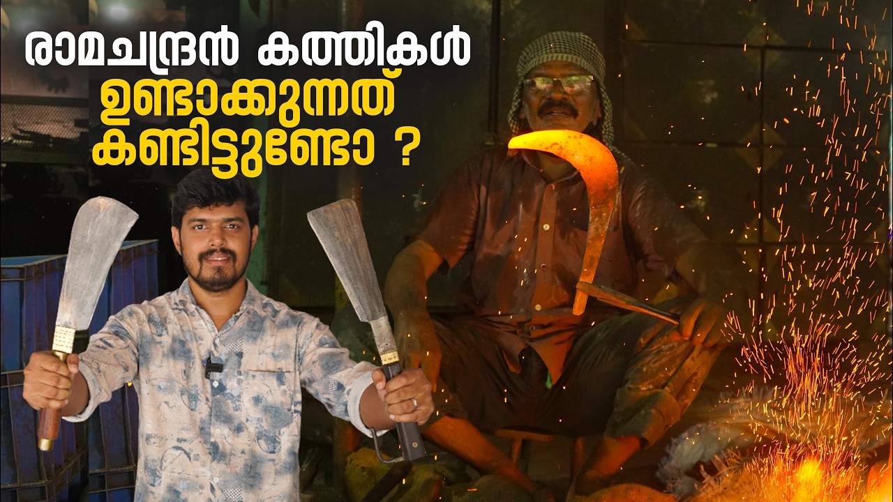 രാമചന്ദ്രൻ കത്തികൾ നിർമ്മിക്കുന്നത് കണ്ടിട്ടുണ്ടോ | Palakkad Ramachandran Kathi | Knife Making