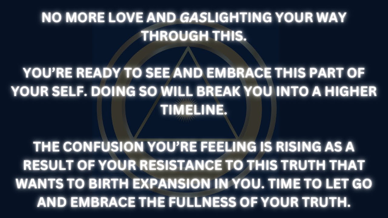 NO MORE LOVE AND GAS-LIGHTING YOUR WAY THROUGH THIS