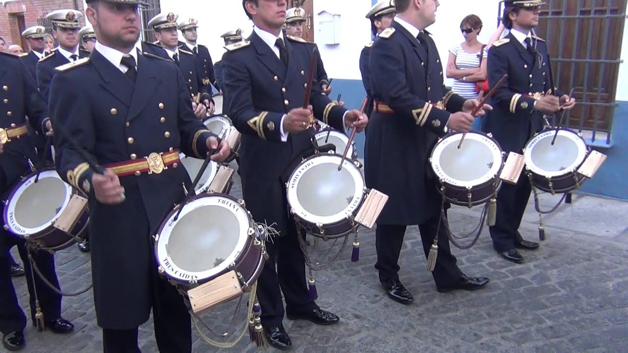 Santa Eufemia 2012.Banda Stmo Cristo de las Tres Caidas de Triana - Bateria - Reflejos de la Cava