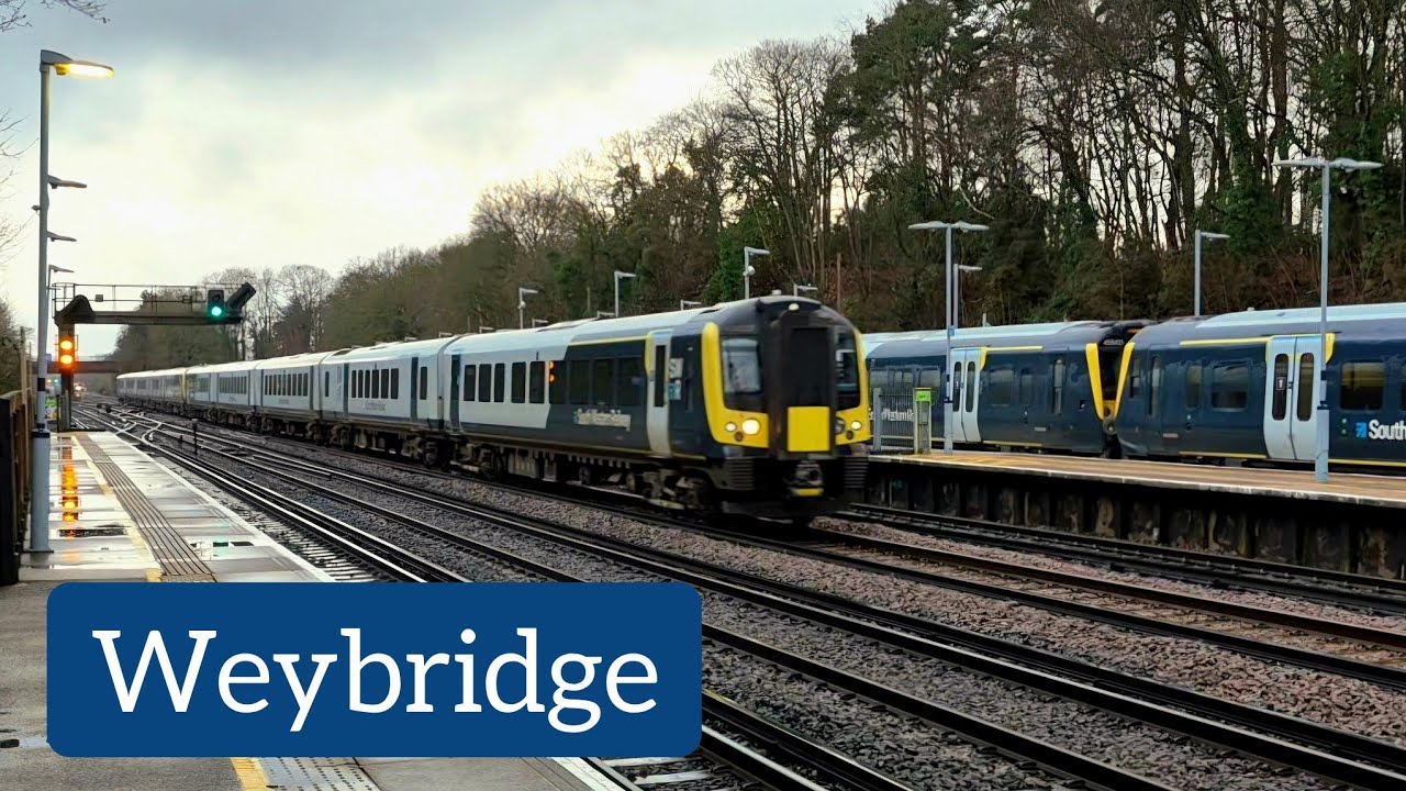 Trains at Weybridge | 07/02/2026