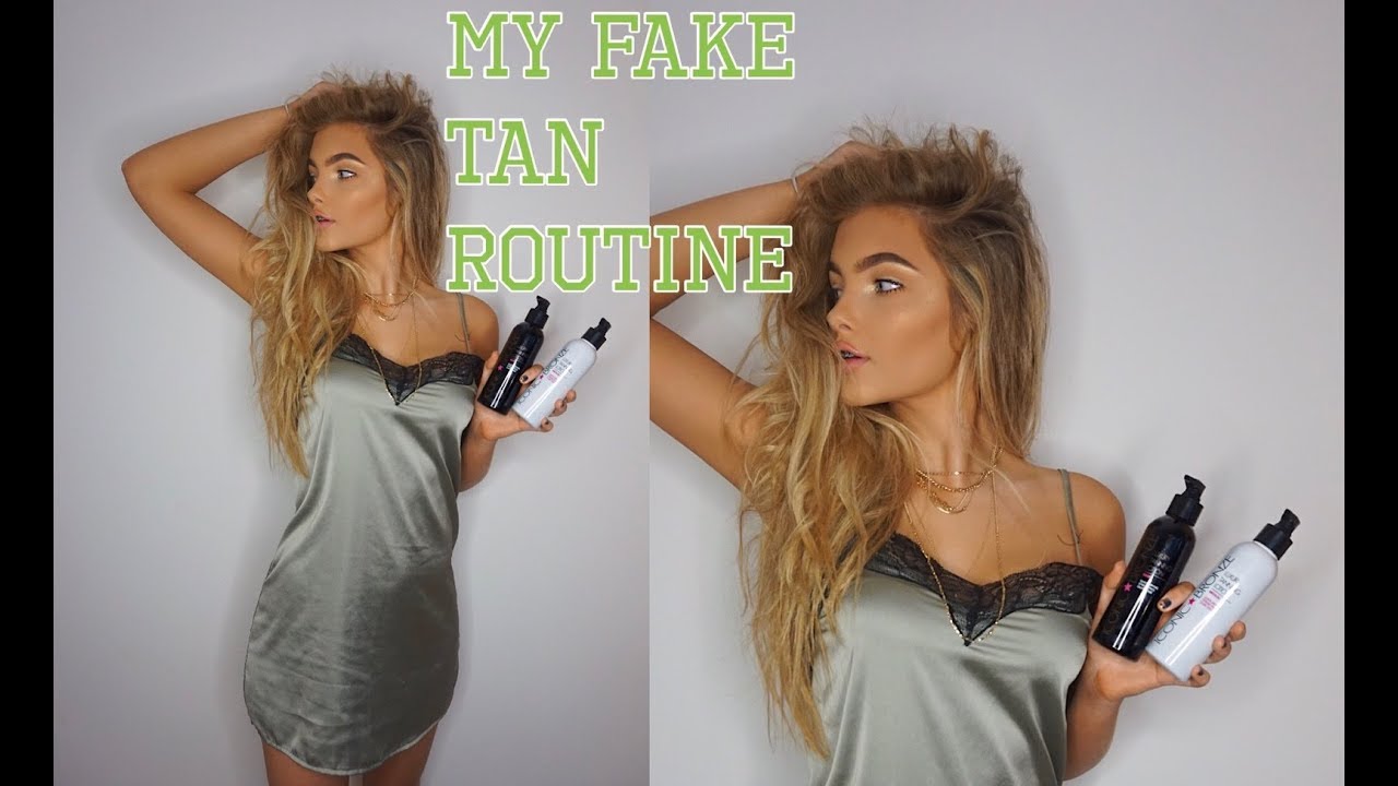 MY TANNING ROUTINE | Using Iconic Bronze | Sophia Mitchell 2017