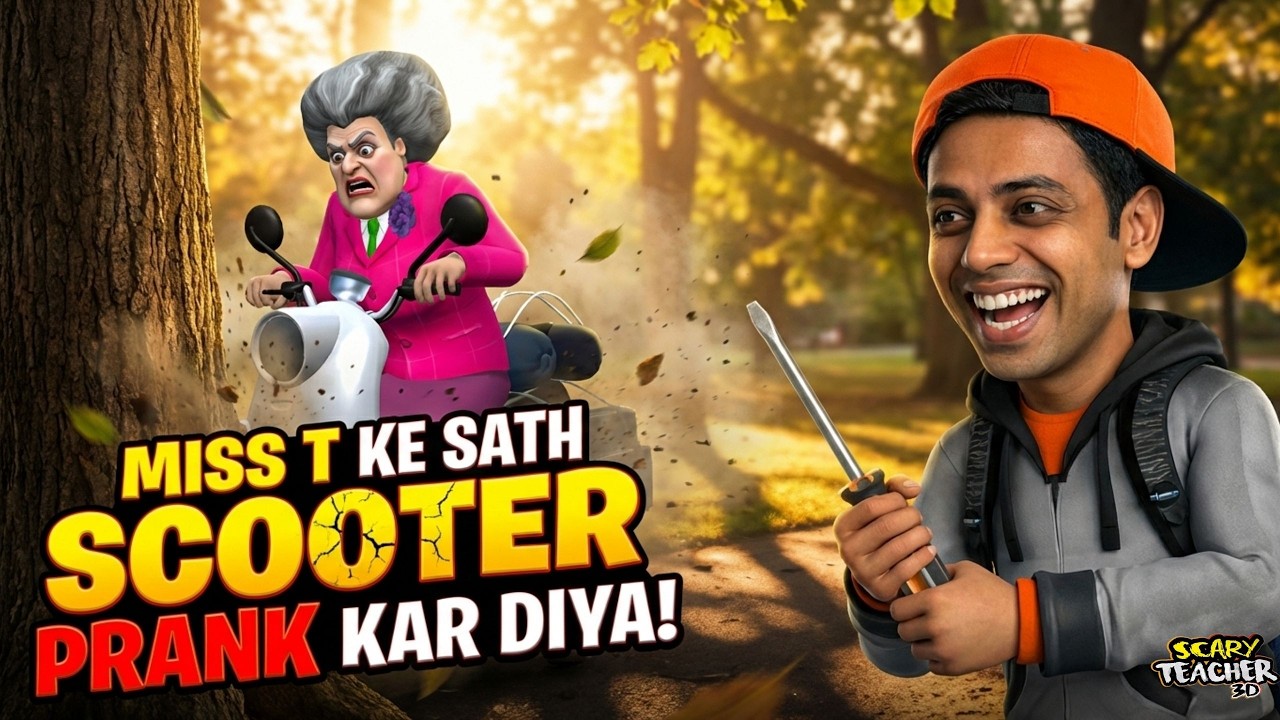 Miss T Ke Sath Scooter Prank Kar Diya | Mrteast Gaming