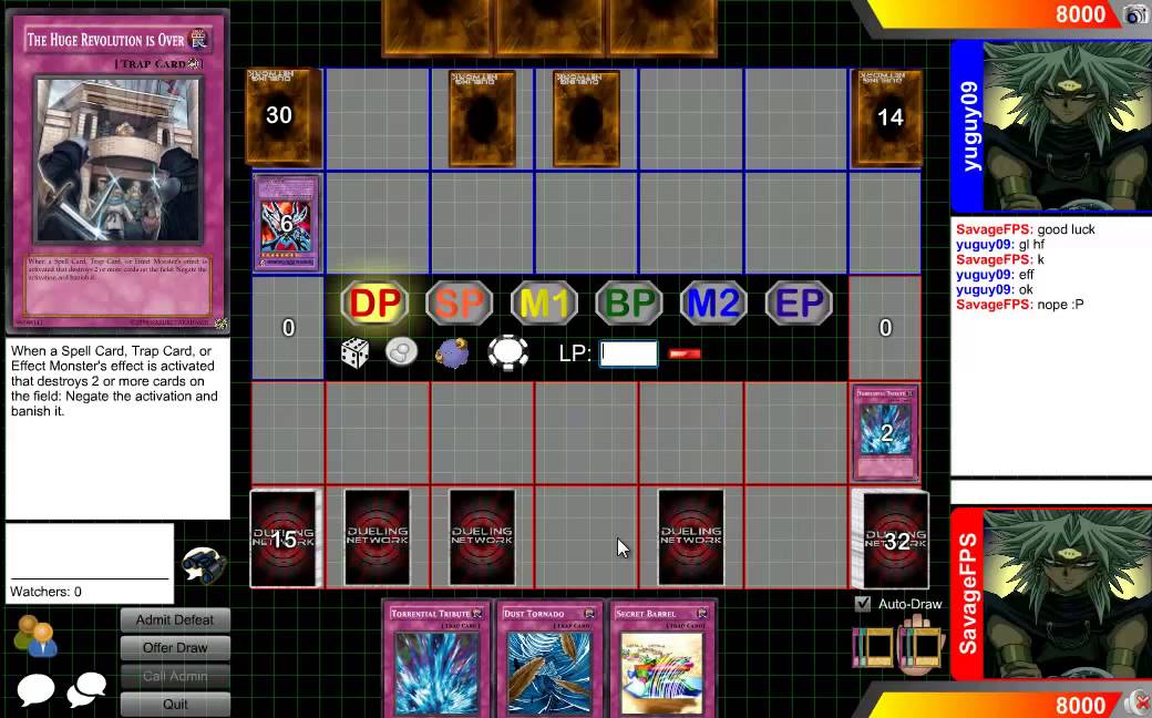 How Every Game on DuelingNetwork Ends (Traps vs Neos Heros)