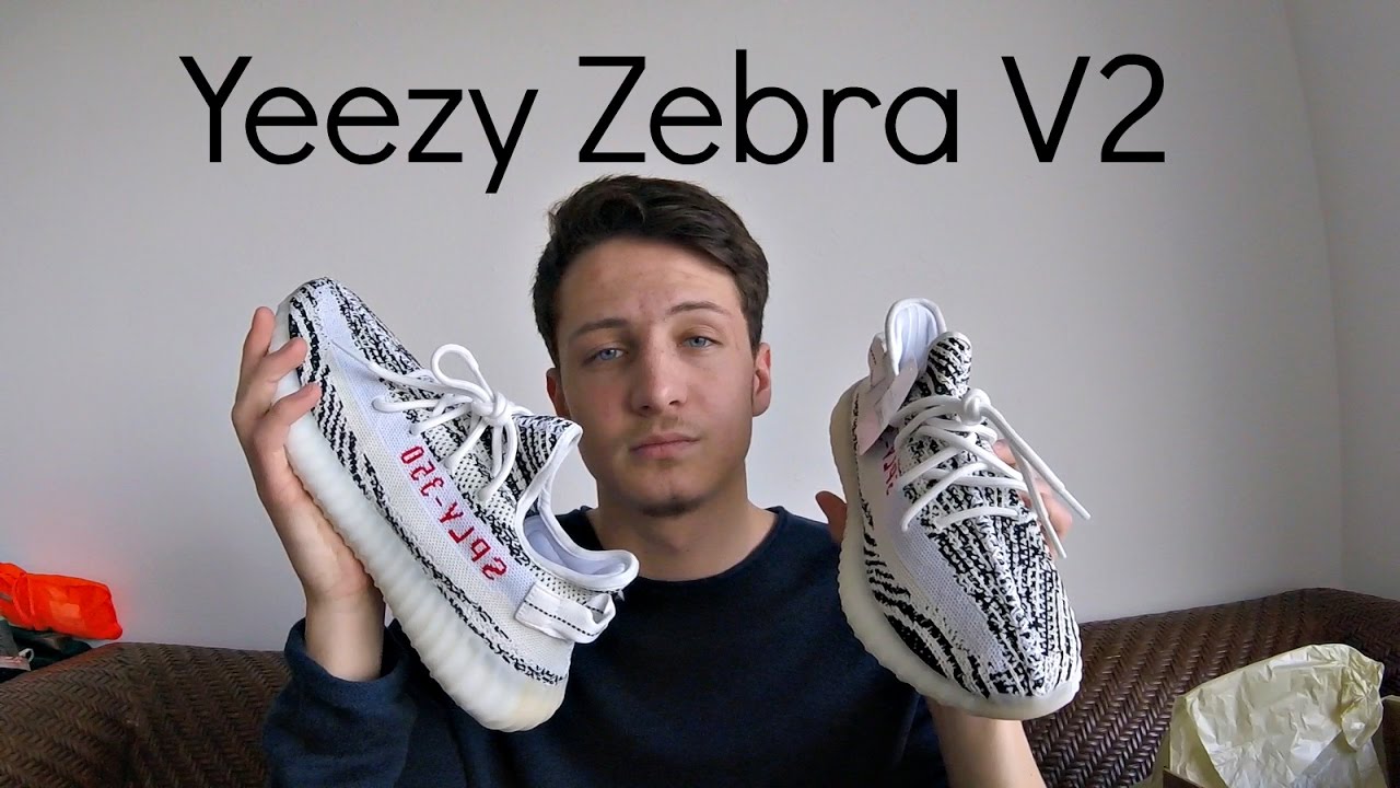 Yeezy ASMR 3.0 - Zebra V2 Unboxing & on Feet Review (German / Deutsch)