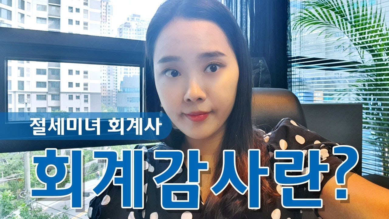 회계감사 업무가 무엇인가요? | 절세미녀