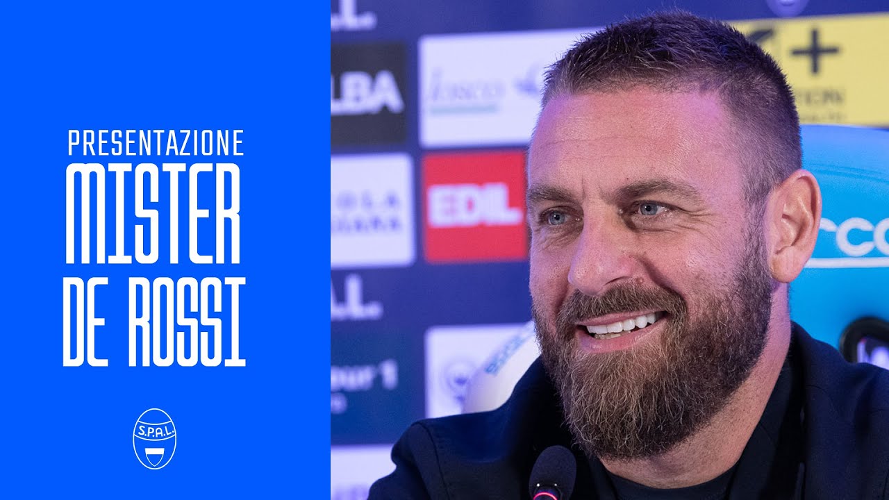 La conferenza stampa di presentazione di mister Daniele De Rossi