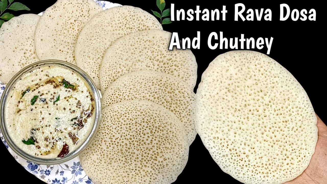 "Discover the Secret to Flawless Instant Rava Dosa in Just 10 Minutes – it's easy to Prepare