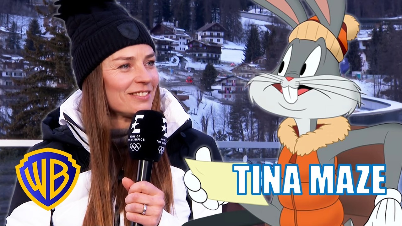 Tina Maze 🇸🇮 Looney Tunes Presents: Sports Talk With Bugs Bunny |  @wbkids